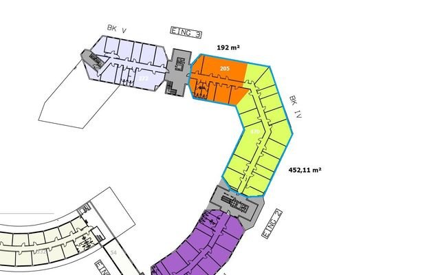 GR 4. OG 452 m²+192 m²