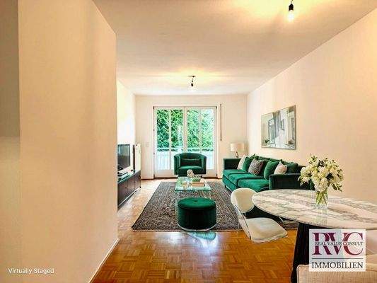 Wohnzimmer digistaged 