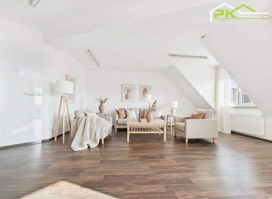 Wohn/Schlafzimmer - Einrichtungsbeispiel