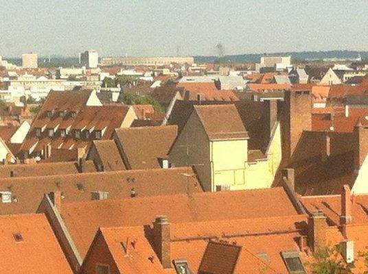 Blick über Nürnberg