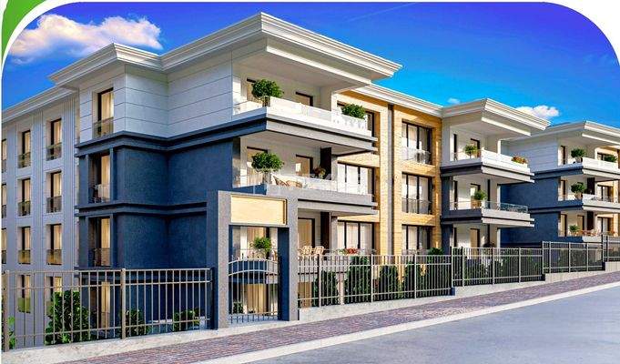 Forest-View Apartments in Complex in Kestel Yıldırım