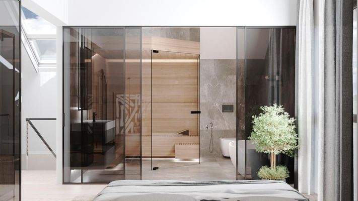 Visualisierung Ensuite-Bad