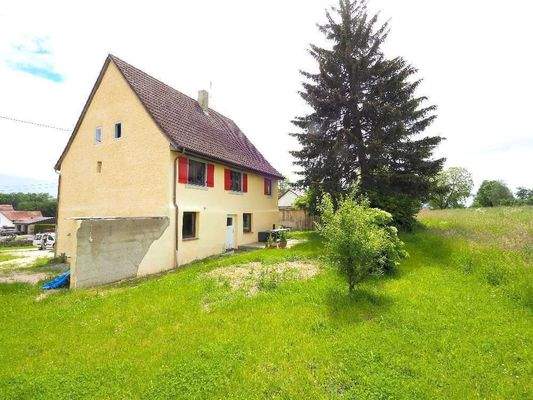 Giebelansicht Garten