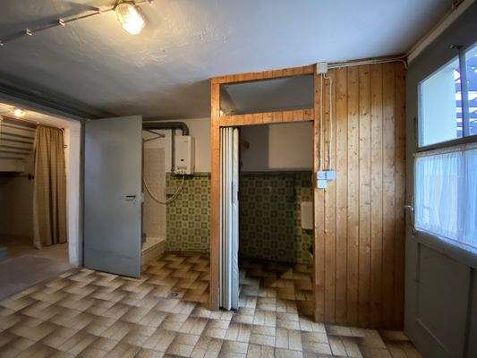 Waschraum mit WC/Dusche