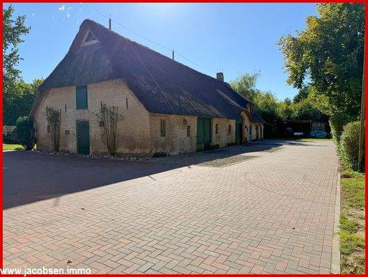 Reetdachhaus - Nordansicht