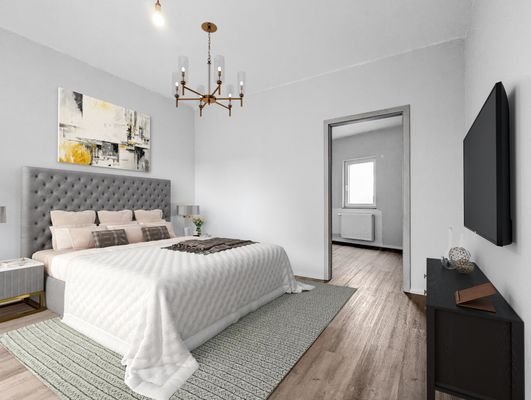 Einrichtungsbeispiel Schlafzimmer