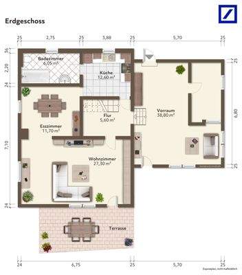 Grundriss Erdgeschoss