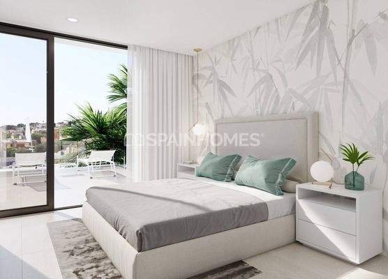 Sea View Villas with Pool and Terraces in Finestrat Alicante