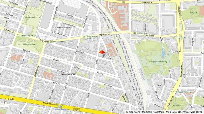 Geolyzer Kartenausschnitt