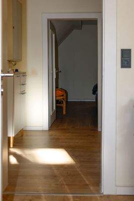 Blick von ein in das andere Zimmer