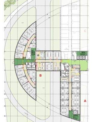 Grundriss EG - Zellebüros