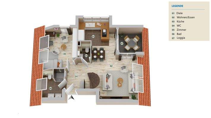 D Grundriss WEG9 DG1