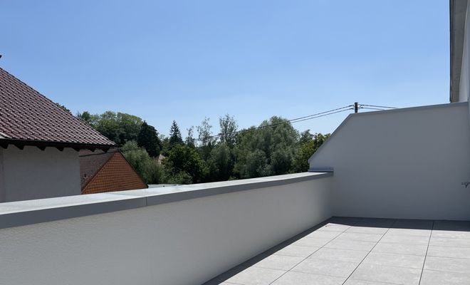 große Dachterrasse