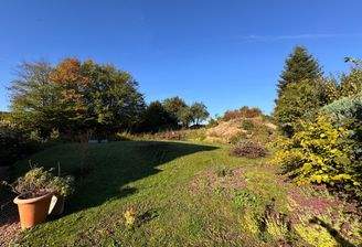 Blick auf das Grundstück