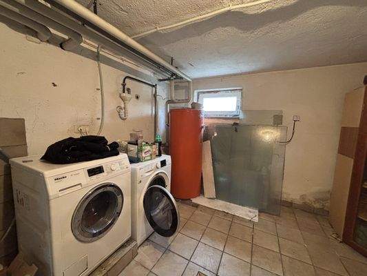 Waschküche im Keller