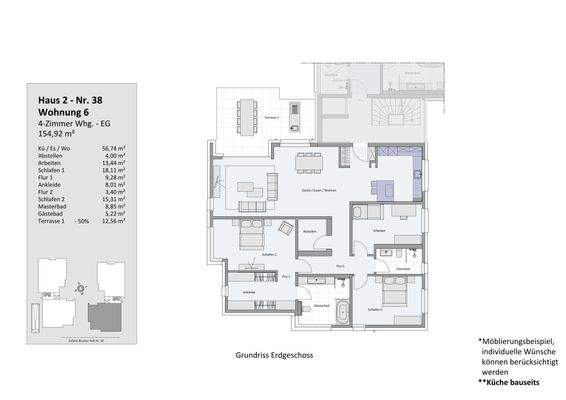 Grundriss Wohnung 6 