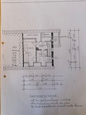 Schnitt Dachgeschoss
