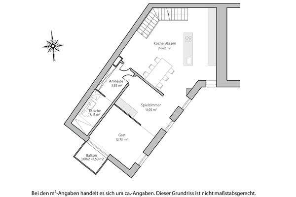 Grundriss 2 Obergeschoss