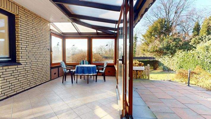 Überdachte Terrasse