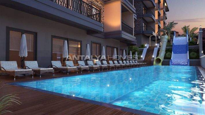1 and 2-Bedroom Homes in a Complex with Rich Amenities in Alanya Oba
