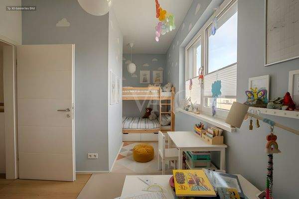 Kinderzimmer digital möbliert