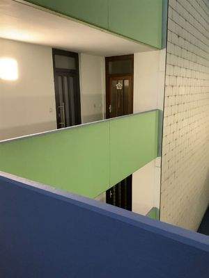 Laubengang zur Wohnung