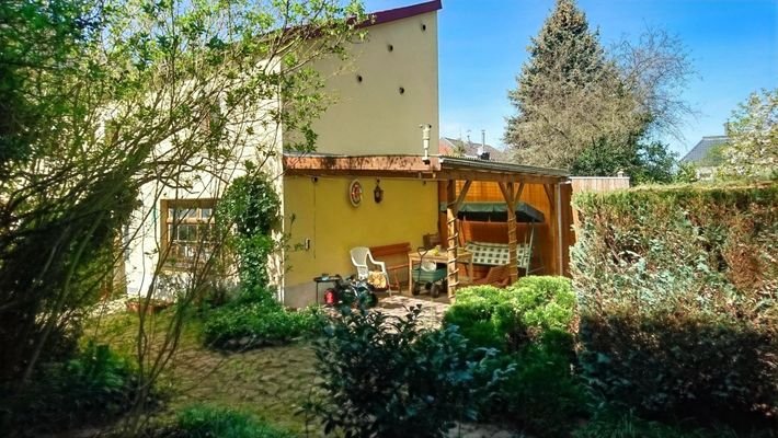 Sitzecke im Garten