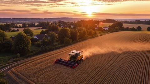 Waldhufen Bauernhöfe, Landwirtschaft, Waldhufen Forstwirtschaft