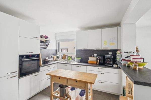 Offene Wohnküche im Erdgeschoss