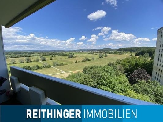 Herrlicher Ausblick vom Balkon