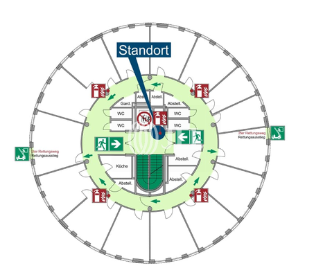 3.OG - 494 m² - Blauer Tower