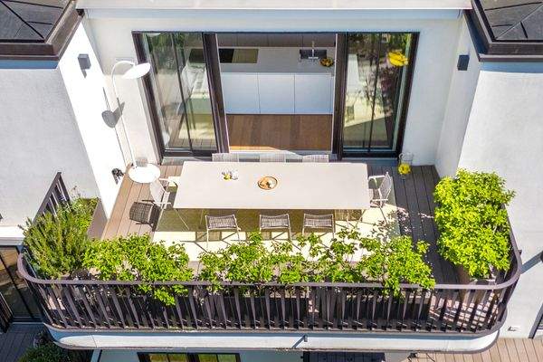 Westterrasse mit ca. 22m²