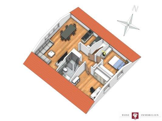 Grundriss DG (unverbindliche Illustration)