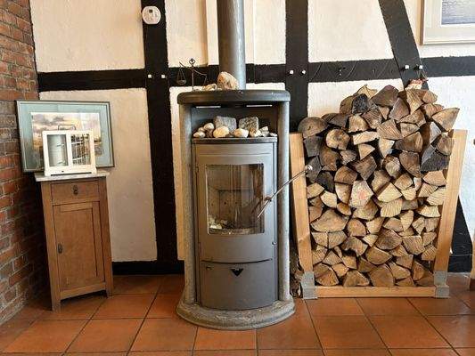 Ofen in der Diele