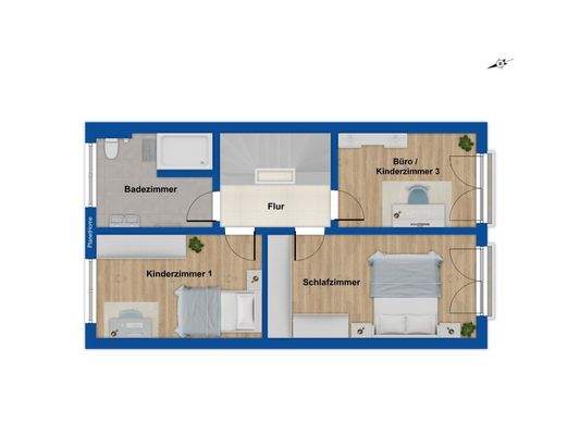 Grundriss Obergeschoss