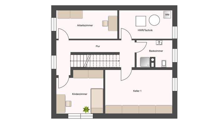 Grundriss Untergeschoss