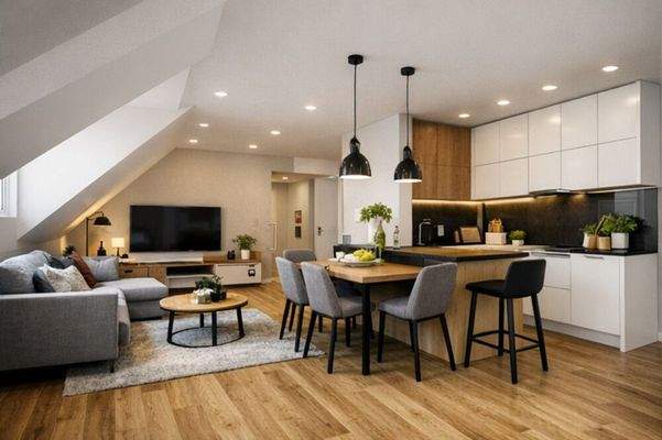 Beispielvisualisierung Wohnen/Essen/Kochen