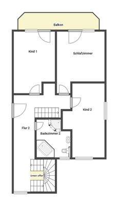 Grundriss Skizze 1.OG