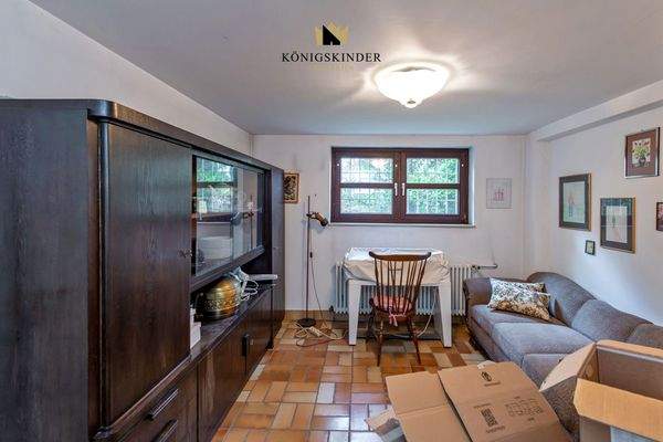 Noch ein Blick in den Keller: der Hauswirtschaftsraum...