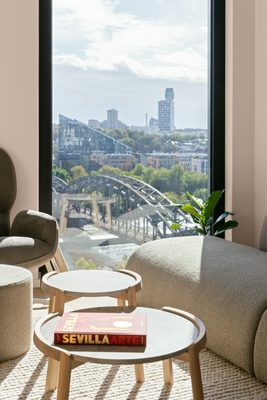 Wohnzimmer mit Blick