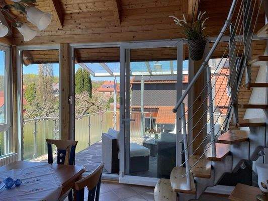 Galerie im DG mit Ausgang Terrasse