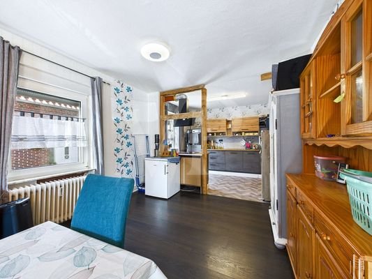 Wohnzimmer / Kochbereich