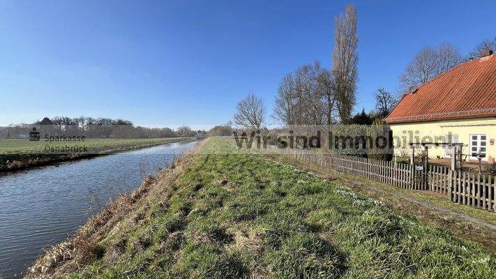 Die Hunte vor der Haustür