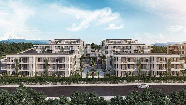 Apartments Close to the Sea in a Gated Complex in Çeşme