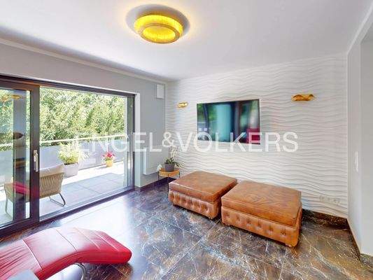 Ankelidebereich mit Terrasse