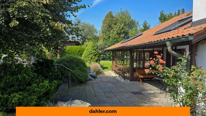 Terasse mit Wintergarten
