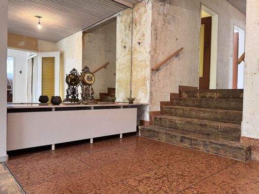 Blick auf die Treppe