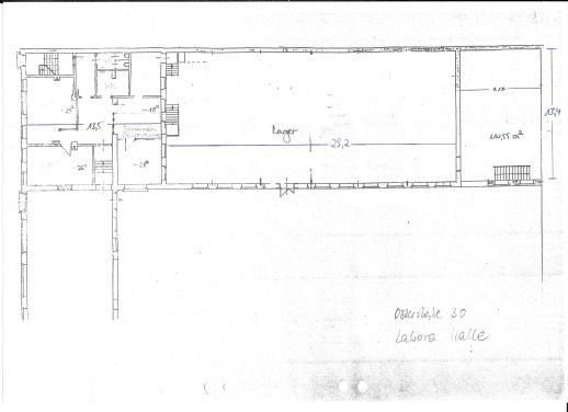 Grundriss Halle und Büro Osterstr. 30