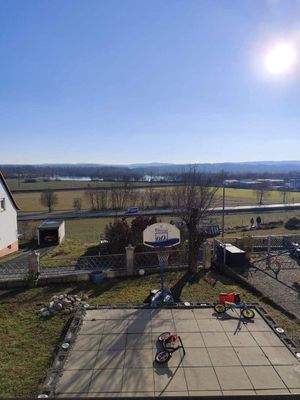 Blick aus dem Dachgeschoss