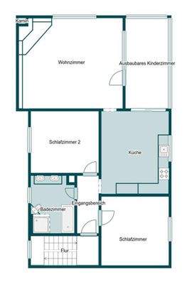 Grundriss Skizze 1.OG